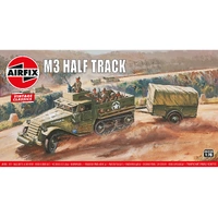 AIRFIX A02318V M3 HALF TRACK 1/76 SCALE PLASTIC MODEL KIT