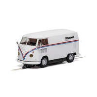 SCALEXTRIC  C4086 VW PANEL VAN T1B BRUMOS RACING WHITE 1/32 SLOT CAR