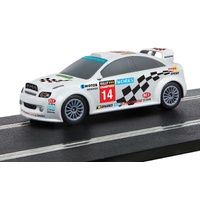 SCALEXTRIC C4116 START RALLY CAR WHITE TEAM MODIFIED 1/32 SCALE SLOT CAR