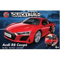 AIRFIX J6049 AUDI R8 COUPE QUICK BUILD PLASTIC MODEL KIT