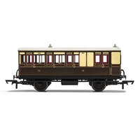 HORNBY R40067 GWR 4 WHEEL BRAKE 3RD CLASS COACH NO.301 HO/OO GAUGE TRAIN CARRIAGE