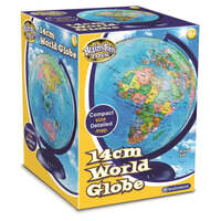 BRAINSTORM TOYS 14CM WORLD GLOBE COMPACT SIZE DETAILED MAP
