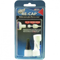 DELUXE MATERIALS AC16 ROKET RE-CAP REPLACEMENT GLUE CAPS