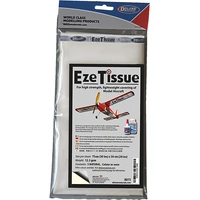 DELUXE MATERIALS BD73 EZE TISSUE FOR HIGH STRENGTH LIGHTWEIGHT COVERING OF MODEL AIRCRAFT IN WHITE