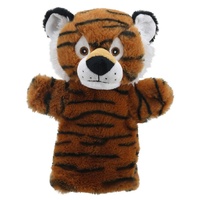 THE PUPPET COMPANY 4629 ANIMAL ECO PUPPET BUDDIES - TIGER HAND PUPPET