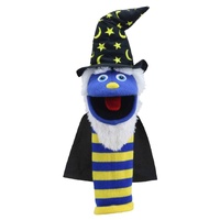 THE PUPPET COMPANY 7039 SOCKETTES - WIZARD BLUE AND YELLOW HAND PUPPET