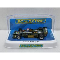 SCALEXTRIC C4423 LOTUS 79 USA GP WEST 1979 MARIO ANDRETTI1/32 SCALE SLOT CAR