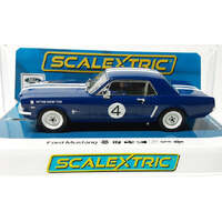 SCALEXTRIC C4458F FORD MUSTANG NEPTUNE RACIING NORM BEECHEY  1/32 SCALE SLOT CAR