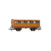 HORNBY  R40414 IOW CR 4 WHEEL COACH 1ST CLASS 4 DOOR OO SCALE TRAIN ROLLING STOCK