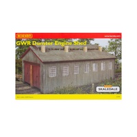 HORNBY R7394 SKALEDALE GWR DUNSTER ENGINE SHED OO GAUGE TRAIN SCENICS