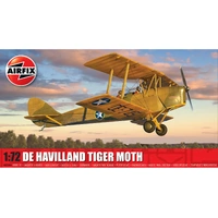 AIRFIX A02106A DE HAVILLAND TIGER MOTH 1/72 SCALE PLASTIC MODEL KIT