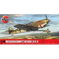 AIRFIX A05120C MESSERSCHMITT BF109E-3/E4 1/48 SCALE PLASTIC MODEL KIT FIGHTER