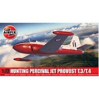 AIRFIX A02103A HUNTING PERCIVAL JET PROVOST T.3/T.4 1/72 SCALE PLASTIC MODEL KIT AIRCRAFT