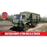 AIRFIX A02326A BRITISH ARMY 4 TON GS TRUCK 1/76 SCALE PLASTIC MODEL KIT