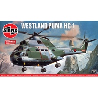 AIRFIX A03021V VINTAGE CLASSICS WESTLAND PUMA HC.1 1973 1/72 SCALE PLASTIC MODEL KIT