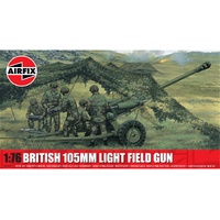 AIRFIX A02332 BRITISH 105MM LIGHT FIELD GUN 1/76 SCALE PLASTIC MODEL KIT