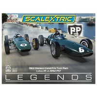 SCALEXTRIC C4580A 1963 MONACO GRAND PRIX LOTUS 25 VS BRM P57 TWIN PACK 1/32 SCALE SLOT CAR PACK