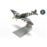 CORGI AA29202 SUPERMARINE SPITFIRE T.9 TWIN COCKPIT BIGGIN HILL HERITAGE HANGER 1/72 SCALE DIECAST AIRCRAFT