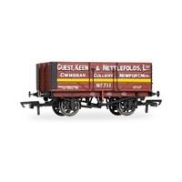 HORNBY R60296 GUEST KEEN AND NETTLEFORDS 7 PLANK WAGON NO. 711 HO/OO SCALE ROLLING STOCK
