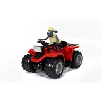 CORGI 81001 SHAUN THE SHEEP RED QUAD AND SHAUN DIECAST VEHICLE