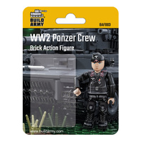 BUILD ARMY BAF003 WW2 PANZER CREW MODEL BRICK KIT