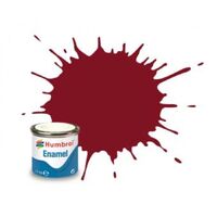 HUMBROL 133 BROWN SATIN ENAMEL PAINT