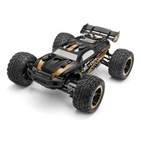 BLACKZON BZ540103 SLYDER ST 1/16 4WD GOLD AND BLACK BRUSHED ELECTRIC STADIUM TRUCK WITH LEDs READY TO RUN