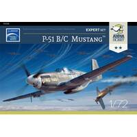 ARMA HOBBY 70038 P-51 B/C MUSTANG EXPERT SET (AUS DECALS) 1/72 SCALE PLASTIC MODEL KIT