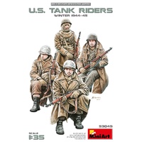 MINIART 53045 U.S TANK RIDERS WINTER 1944-45 1/35 SCALE PLASTIC MODEL KIT