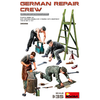MINIART 35358 GERMAN REPAIR CREW AND EQUIPMENT 1/35 SCALE PLASTIC MODEL KIT