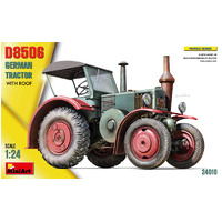 MINIART 24010 D8506 GERMAN TRACTOR WITH ROOF 1/24 SCALE PLASTIC MODEL KIT
