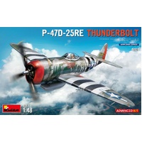 MINIART 48001 P-47D-25RE THUNDERBOLT 1/48 SCALE PLASTIC MODEL KIT