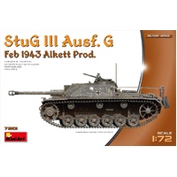MINIART 72101 STUG III AUSF.G FEB 1943 ALKETT PRODUCTION 1/72 SCALE PLASTIC MODEL KIT