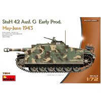 MINIART 72114 STUH 42 AUSF.G EARLY PRODUCTION MAY-JUNE 1943 1/72 SCALE PLASTIC MODEL KIT