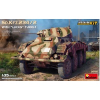 MINIART 35416 SD.KFZ.234/2 WITH LUCHS TURRET 1/35 SCALE PLASTIC MODEL KIT