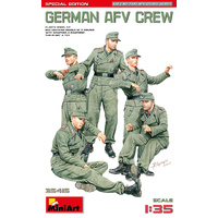 MINIART 35415 GERMAN AFV CREW 5 FIGURINES 1/35 SCALE PLASTIC MODEL KIT