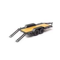 AXIAL SCX24 FLAT BED VEHICLE TRAILER WITH LED TAIL LIGHTS