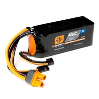SPEKTRUM 4000MAH 2S 7.4V 50C SMART SOFT CASE LIPO BATTERY WITH IC3 CONNECTOR SPMX40002SRX