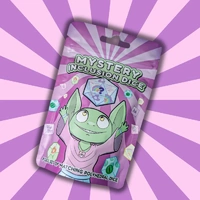 MYSTERY DICE GOBLIN WITH INCLUSION FULL SET OF RPG DICE 7PC