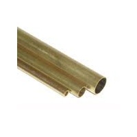 K&S 1144 TUBE BRASS ROUND 3/32x0.014x36Inch