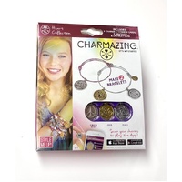 STYLE ME UP CHARMAZING LETS GET STARTED HEART BRACELET COLLECTION 940 - RIBBON HEART - MAKES 2 BRACELETS