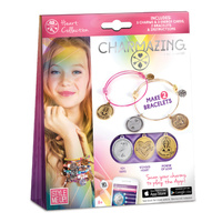 STYLE ME UP CHARMAZING LETS GET STARTED HEART BRACELET COLLECTION 940 - YIN YANG - MAKES 2 BRACELETS