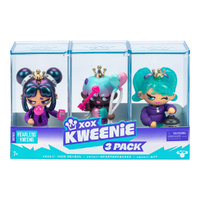 MOOSE XOX KWEENIE 3 PACK FEARLESS - KWEEN OF HIGH SCHOOL, KWEEN OF HEARTBREAKERS, KWEEN OF ART