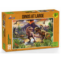 FUNBOX DINOS AT LARGE 200PC  JIGSAW PUZZLE