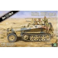DAS WERK DW16019 SD.KFZ.250/3 AUSF.A GERMAN WW2 RADIO COMMAND HALFTRACK  1/16 SCALE PLASTIC MODEL KIT