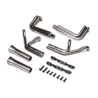 LOSI LOS-2440 HEADER SET WITH BLUE STEEL FOR 22S SPRINT CAR