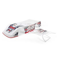 LOSI LOS-4258 SUMMIT RACING BODY SHELL PRE-PAINTED PRE-CUT AND DECALED FOR 22S DLM