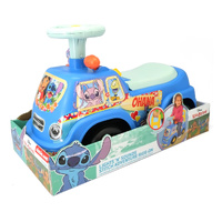 KIDDIELAND DISNEY STITCH LIGHTS AND SOUNDS ADVENTURE RIDE ON CAR