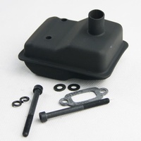 ROVAN 67021 MUFFLER 5B STD BLACK CAN