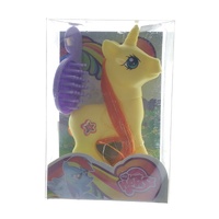 MY LOVELY HORSE 171481 YELLOW UNICORN WITH YELLOW HORN AND STAR WITH BRUSH TYPE 2